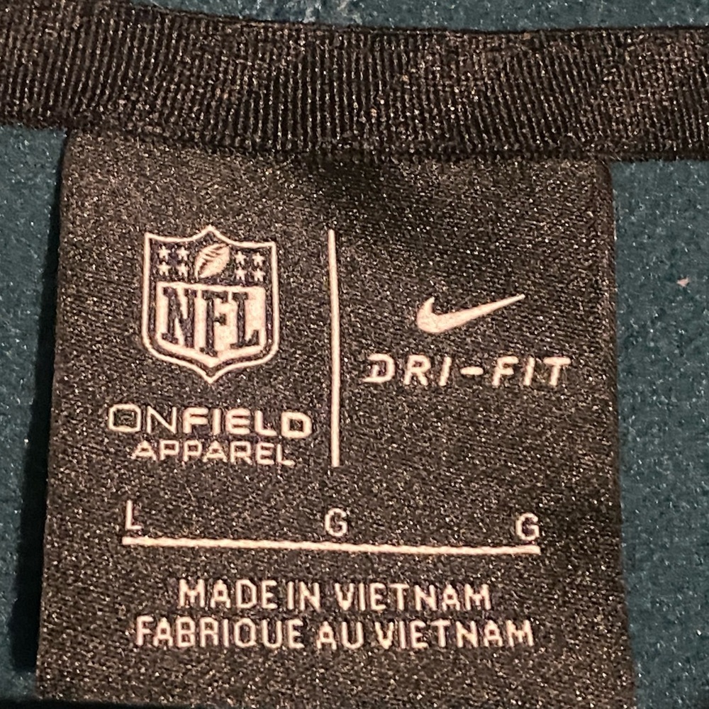 Philadelphia Eagles NFL OnField Dri-Fit Sweatshirt Hoodie Size L - Picture 3 of 6